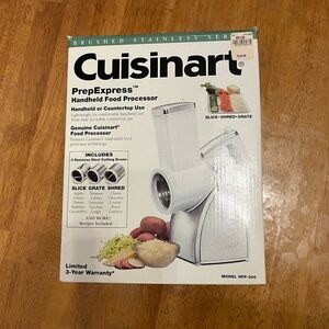 Cuisinart White PrepExpress Handheld Food Processor